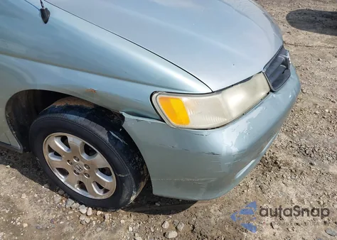2002 Honda Odyssey Ex from USA, damaged, VIN 2HKRL18682H587986